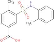 4-Methyl-3-{[(2-methylphenyl)amino]sulfonyl}benzoic acid