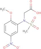 N-(2-Methoxy-5-nitrophenyl)-N-(methylsulfonyl)glycine