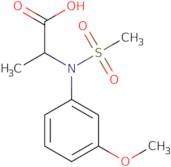 N-(3-Methoxyphenyl)-N-(methylsulfonyl)alanine