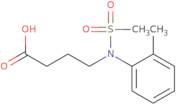 4-[(2-Methylphenyl)(methylsulfonyl)amino]butanoic acid