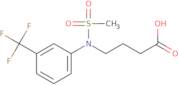 4-{(Methylsulfonyl)[3-(trifluoromethyl)phenyl]amino}butanoic acid