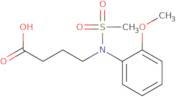 4-[(2-Methoxyphenyl)(methylsulfonyl)amino]butanoic acid