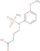 4-[(3-Methoxyphenyl)(methylsulfonyl)amino]butanoic acid