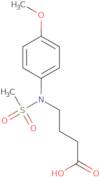 4-[(4-Methoxyphenyl)(methylsulfonyl)amino]butanoic acid