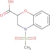 4-(Methylsulfonyl)-3,4-dihydro-2H-1,4-benzoxazine-2-carboxylic acid