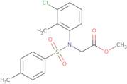 Methyl N-(3-chloro-2-methylphenyl)-N-[(4-methylphenyl)sulfonyl]glycinate