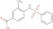 3-Methyl-4-[(phenylsulfonyl)amino]benzoic acid