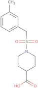 1-[(3-Methylbenzyl)sulfonyl]piperidine-4-carboxylic acid