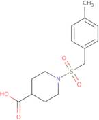 1-[(4-Methylbenzyl)sulfonyl]piperidine-4-carboxylic acid