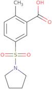 2-Methyl-5-(pyrrolidin-1-ylsulfonyl)benzoic acid