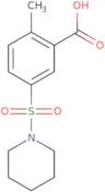 2-Methyl-5-(piperidin-1-ylsulfonyl)benzoic acid