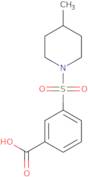 3-[(4-Methylpiperidin-1-yl)sulfonyl]benzoic acid