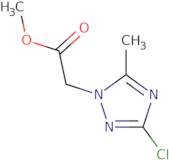 Methyl (3-chloro-5-methyl-1H-1,2,4-triazol-1-yl)acetate