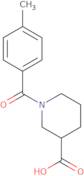 1-(4-Methylbenzoyl)piperidine-3-carboxylic acid