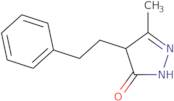 5-Methyl-4-(2-phenylethyl)-2,4-dihydro-3H-pyrazol-3-one