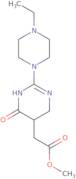 Methyl [2-(4-ethylpiperazin-1-yl)-6-oxo-1,4,5,6-tetrahydropyrimidin-5-yl]acetate