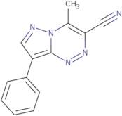 4-Methyl-8-phenylpyrazolo[5,1-c][1,2,4]triazine-3-carbonitrile