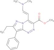 Methyl 4-[(E)-2-(dimethylamino)vinyl]-7-ethyl-8-phenylpyrazolo[5,1-c][1,2,4]triazine-3-carboxylate