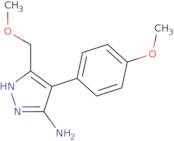 3-(Methoxymethyl)-4-(4-methoxyphenyl)-1H-pyrazol-5-amine