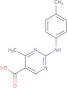 4-Methyl-2-[(4-methylphenyl)amino]pyrimidine-5-carboxylic acid