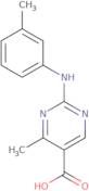 4-Methyl-2-[(3-methylphenyl)amino]pyrimidine-5-carboxylic acid