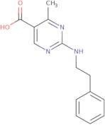 4-Methyl-2-[(2-phenylethyl)amino]pyrimidine-5-carboxylic acid