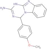 4-(4-Methoxyphenyl)-1,4-dihydro[1,3,5]triazino[1,2-a]benzimidazol-2-amine