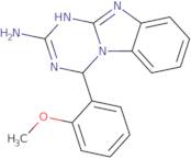 4-(2-Methoxyphenyl)-1,4-dihydro[1,3,5]triazino[1,2-a]benzimidazol-2-amine