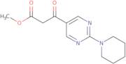 Methyl 3-oxo-3-(2-piperidin-1-ylpyrimidin-5-yl)propanoate