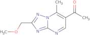 1-[2-(Methoxymethyl)-7-methyl[1,2,4]triazolo[1,5-a]pyrimidin-6-yl]ethanone