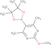 2-Methoxy-4,6-dimethyl-5-(4,4,5,5-tetramethyl-1,3,2-dioxaborolan-2-yl)pyrimidine