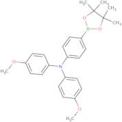 4-Methoxy-N-(4-methoxyphenyl)-N-(4-(4,4,5,5-tetramethyl-1,3,2-dioxaborolan-2-yl)phenyl)aniline