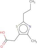 2-(4-Methyl-2-propyl-1,3-thiazol-5-yl)acetic acid