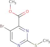 Methyl 5-bromo-2-(methylsulfanyl)-4-pyrimidinecarboxylate