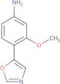 3-Methoxy-4-(oxazol-5-yl)aniline