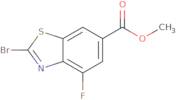 Methyl 2-bromo-4-fluorobenzo[d]thiazole-6-carboxylate