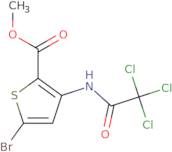 Methyl 5-bromo-3-(2,2,2-trichloroacetamido)thiophene-2-carboxylate