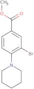 Methyl 3-bromo-4-(piperidin-1-yl)benzoate