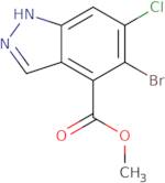 Methyl 5-bromo-6-chloro-1H-indazole-4-carboxylate