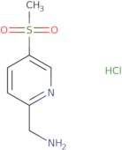 (5-(Methylsulfonyl)pyridin-2-yl)methanamine hydrochloride