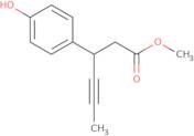 Methyl 3-(4-hydroxyphenyl)hex-4-ynoate