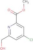 Methyl 4-chloro-6-(hydroxymethyl)picolinate