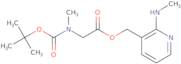 (2-(methylamino)pyridin-3-yl)methyl 2-((tert-butoxycarbonyl)(methyl) amino)acetate