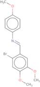 (4-Methoxyphenyl)-(2,4,5-trimethoxybenzylidene)-amine