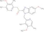 5-Methoxy-1-((4-methoxy-3,5-dimethylpyridin-2-yl)methyl)-2-(((4-methoxy-3,5-dimethylpyridin-2-yl)methyl)sulfinyl)-1H-benzodimidazole