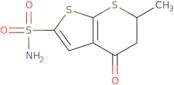 6-Methyl-4-oxo-5,6-dihydro-4H-thieno[2,3-b]thiopyran-2-sulfonamide