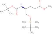 (S)-Methyl4-(boc-amino)-5-tbdms-pentanoate