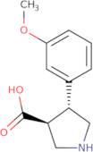 (3S,4R)-4-(3-Methoxyphenyl)pyrrolidine-3-carboxylicacid