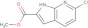 Methyl6-chloro-1H-pyrrolo[2,3-b]pyridine-2-carboxylate