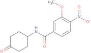 3-Methoxy-4-nitro-N-(4-oxocyclohexyl)benzamide